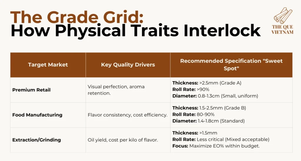 cassia cinnamon grades