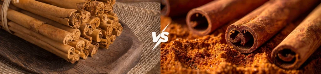 Cassia vs Ceylon Cinnamon